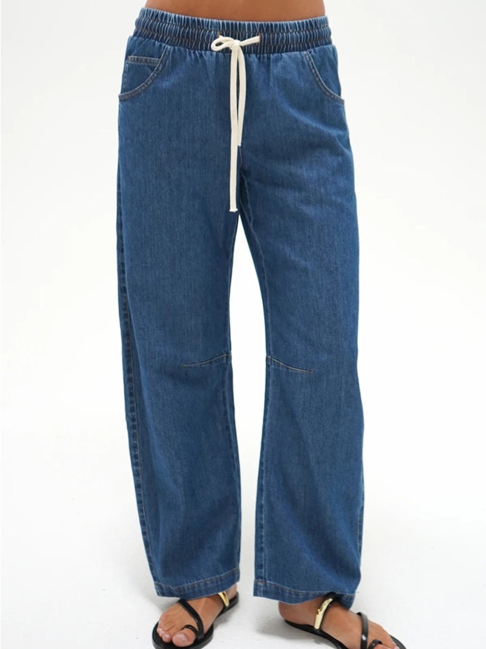 LNA LENNON PANT SOFT DENIM PANT size M pristine condition - Picture 2 of 8